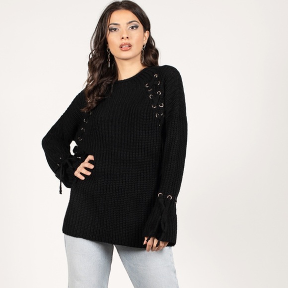 Tobi Sweaters - Tobi black sweater